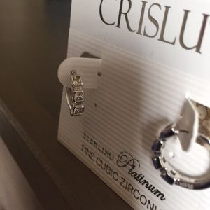 Crislu Jewelry - Diamond Huggie Hoops Crislu Jewelry - Diamond Huggie Hoops